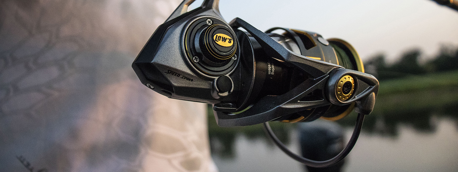 Upclose of Lew's Reel 